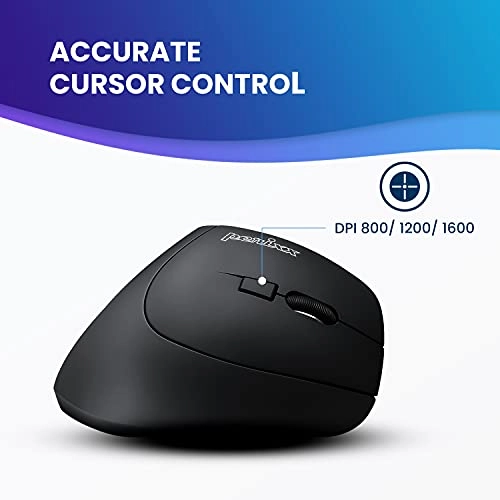 PERIMICE-715 Ergonomic Vertical Mouse - USB