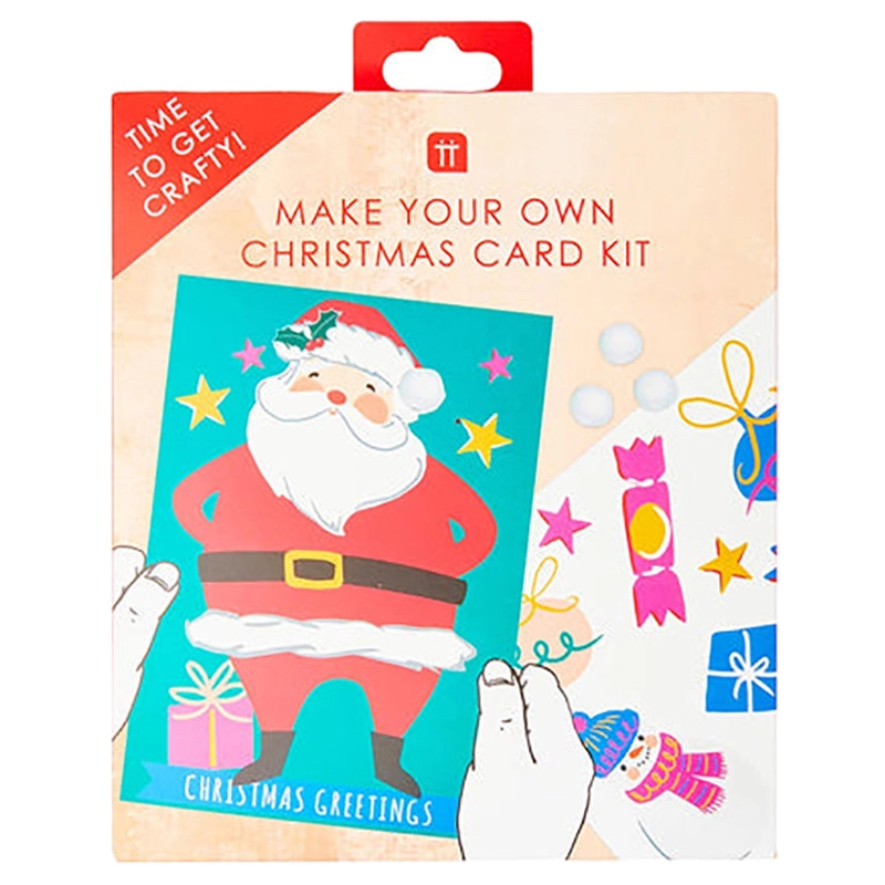 TALKING TABLES Santa Card Kit - 3+ years 12 pcs