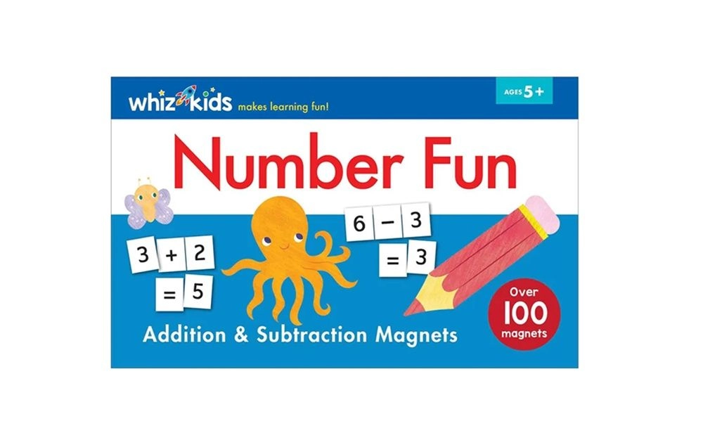Little Genius Number Fun Magnetic Workbook - 3+