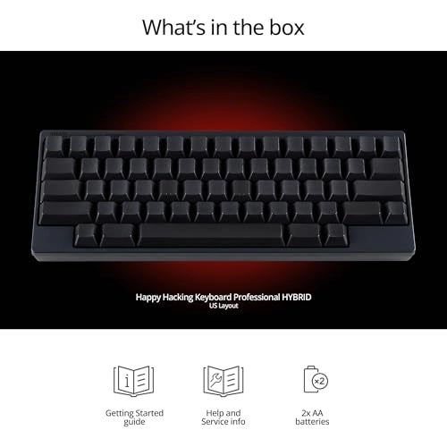 Happy Hacking Keyboard Professional Hybrid Type-S - Blank Wireless