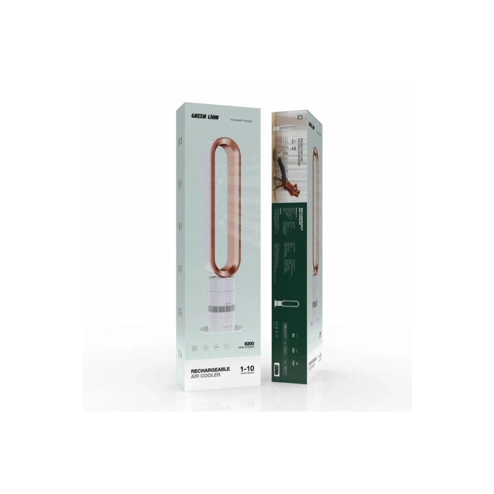 Smart Bladeless Fan - 8000mAh Battery 71° Oscillation