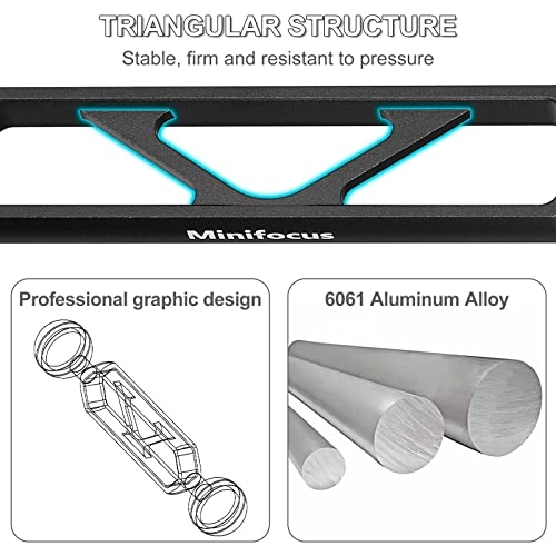 6" Double Ball Aluminum Extension Arm - 1" Ball CNC Aluminum Pack