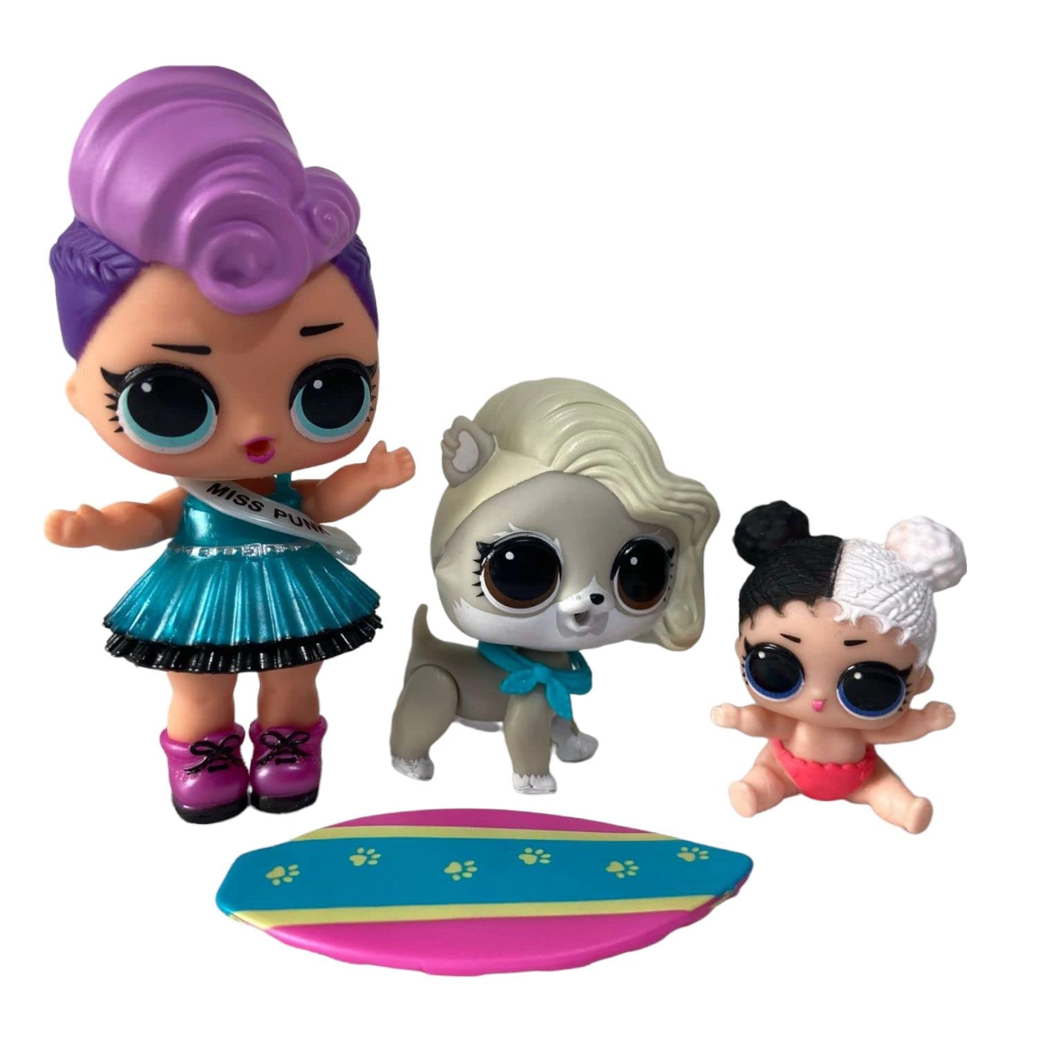 MGA Entertainment Miss Punk + Sur-fur Puppy + Lil Heartbreaker