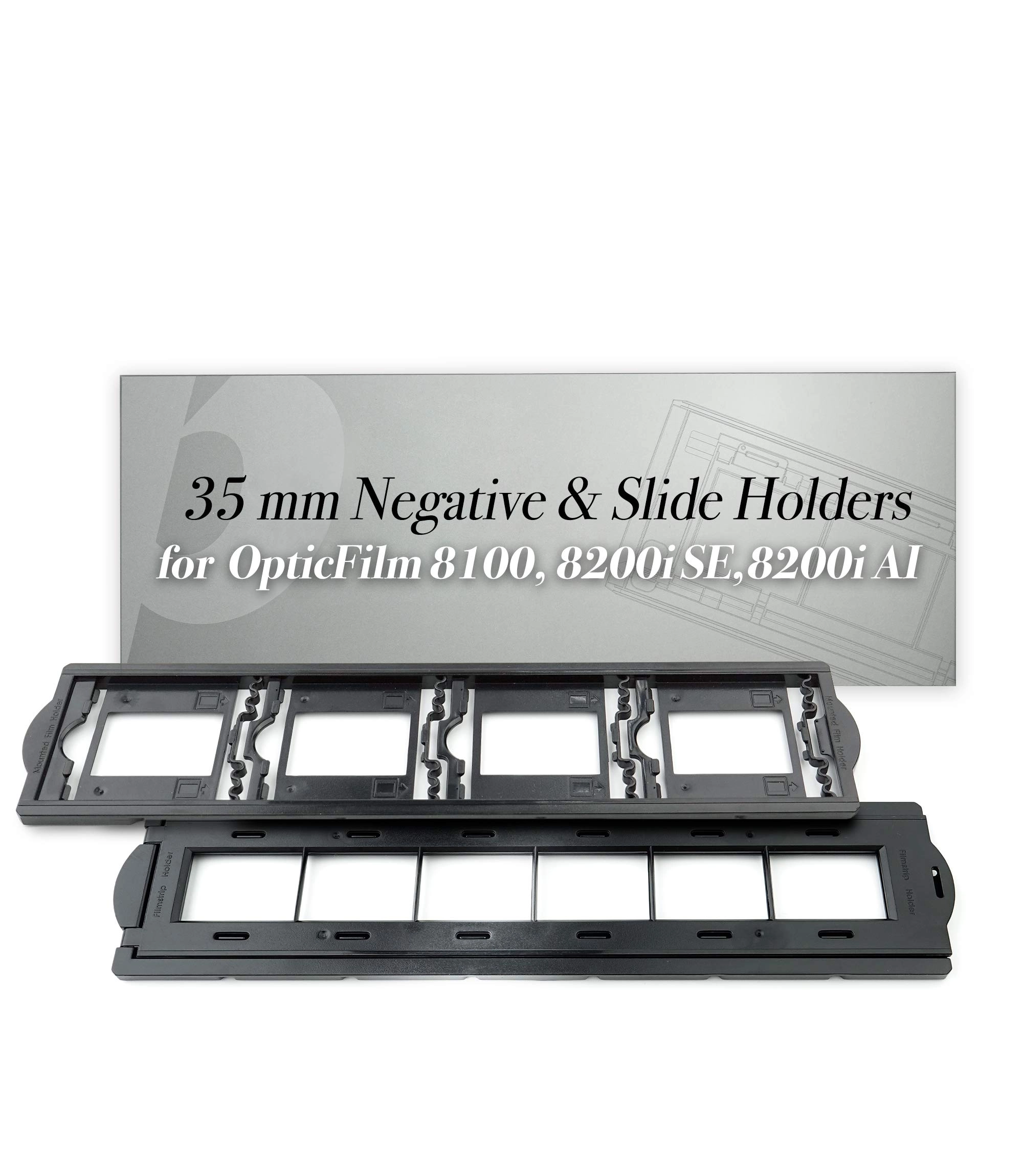 Plustek Negative Holder - up to 6 frame + Positive Holder - up to 4 slide - USB