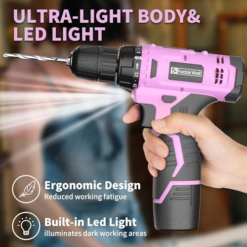 CordlessDrill - 1300 Milliamp Hours 12 Volts