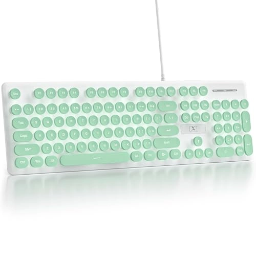 Retro Typewriter Keyboard - Wired