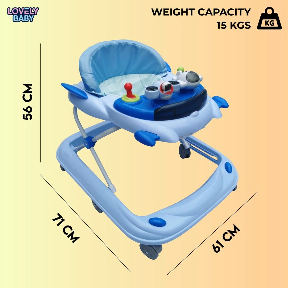 Cosmic Baby Walker - Foldable High back padded seat