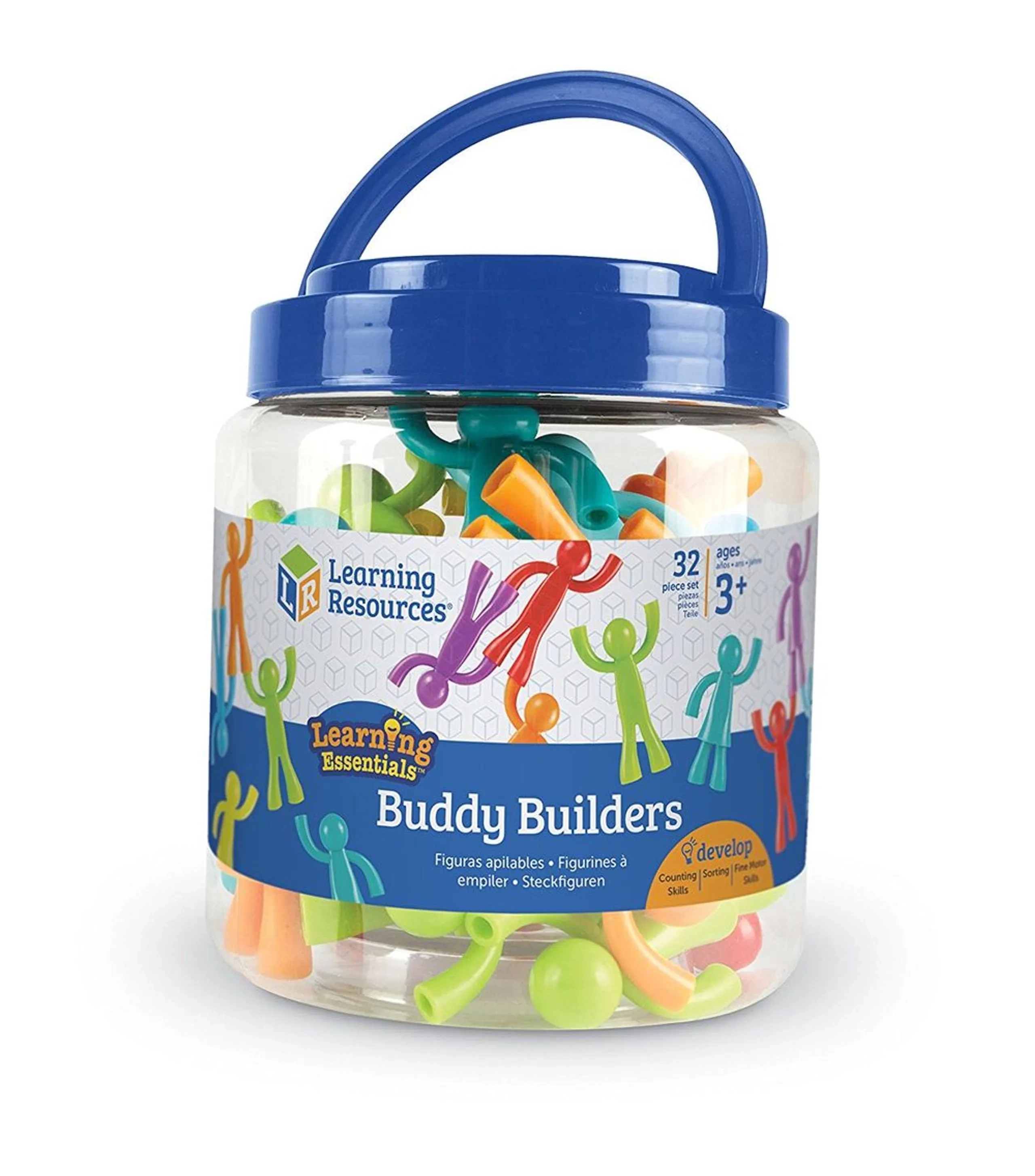 Learning Resources All About Me Buddy Builders - Suitable for 3 years and above 32 Pcs