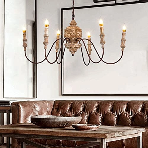 American vintage candle chandelier