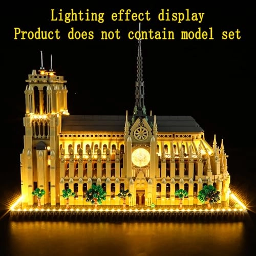 LED Light Kit - For 21061 Compatible with Notre Dame de Paris