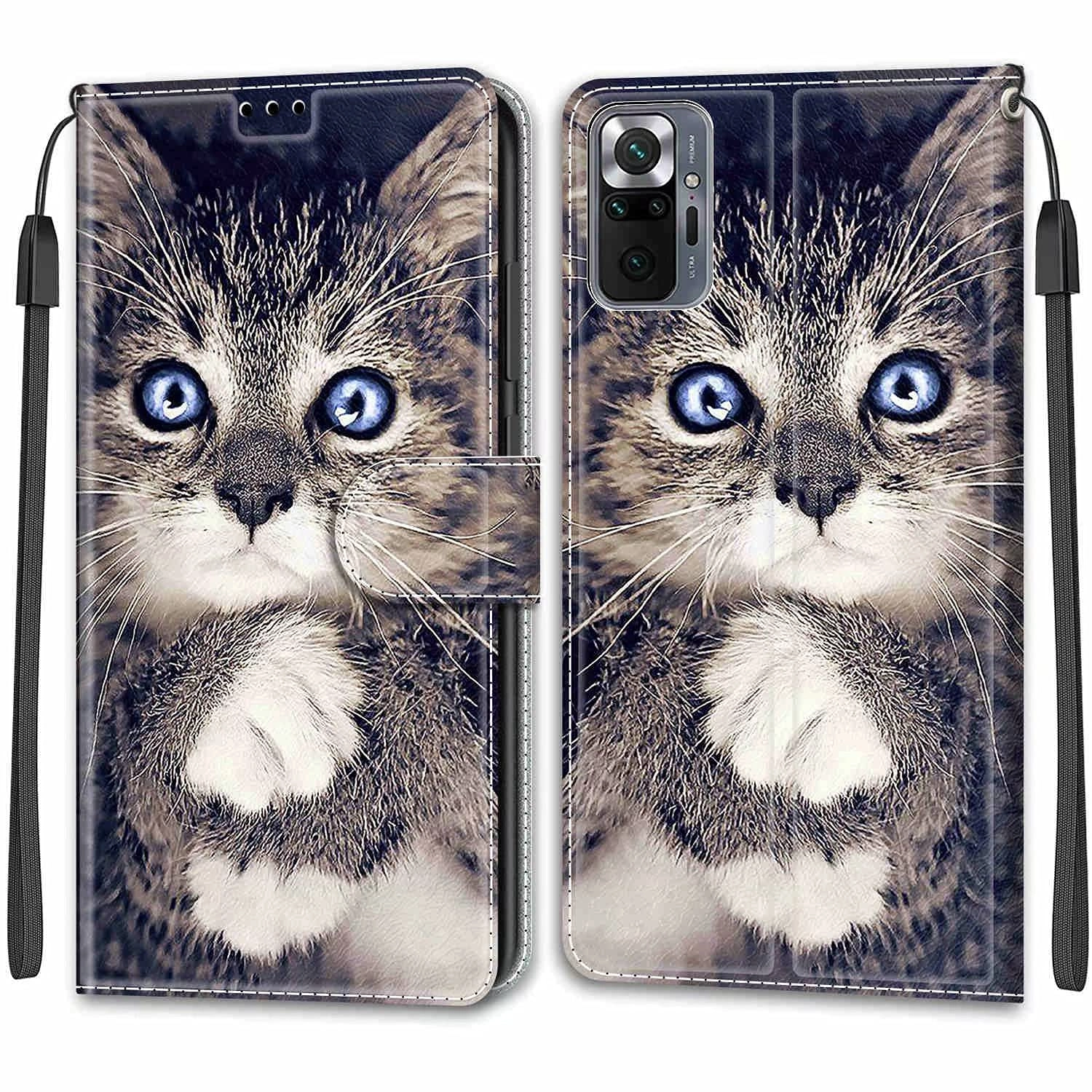 Wallet Case for Xiaomi Redmi Note 10 Pro - Faux Leather, Thermoplastic Polyurethane