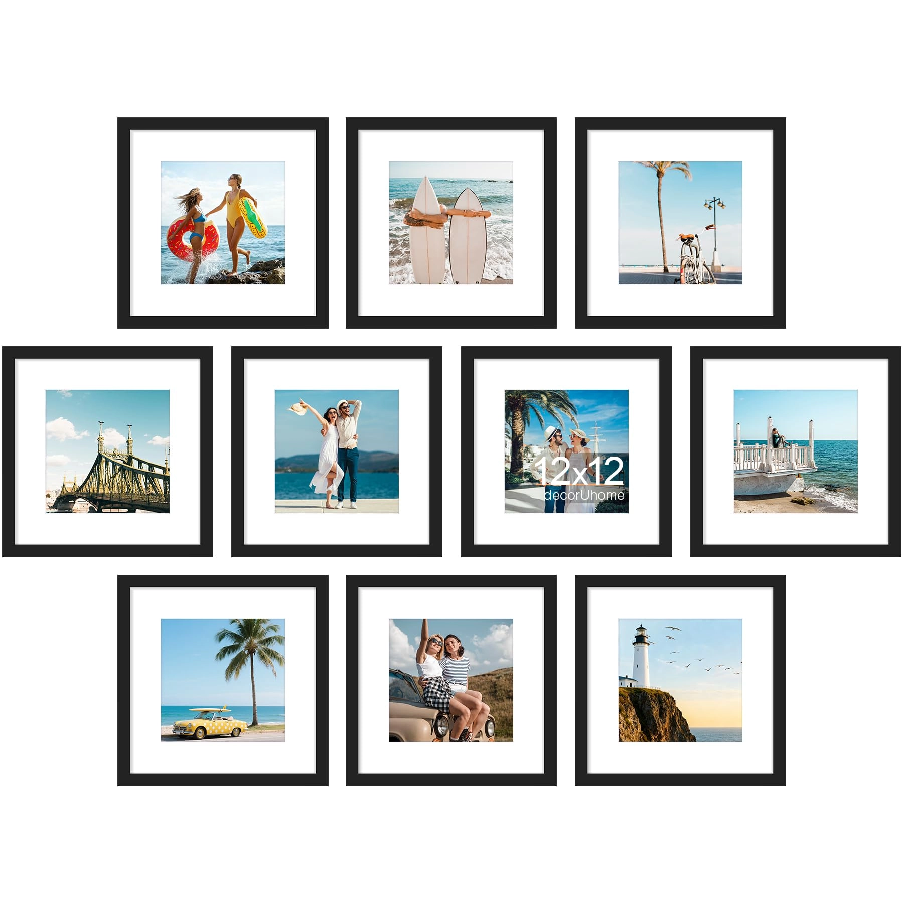 decoruhome Picture Frame - 8x8 12x12