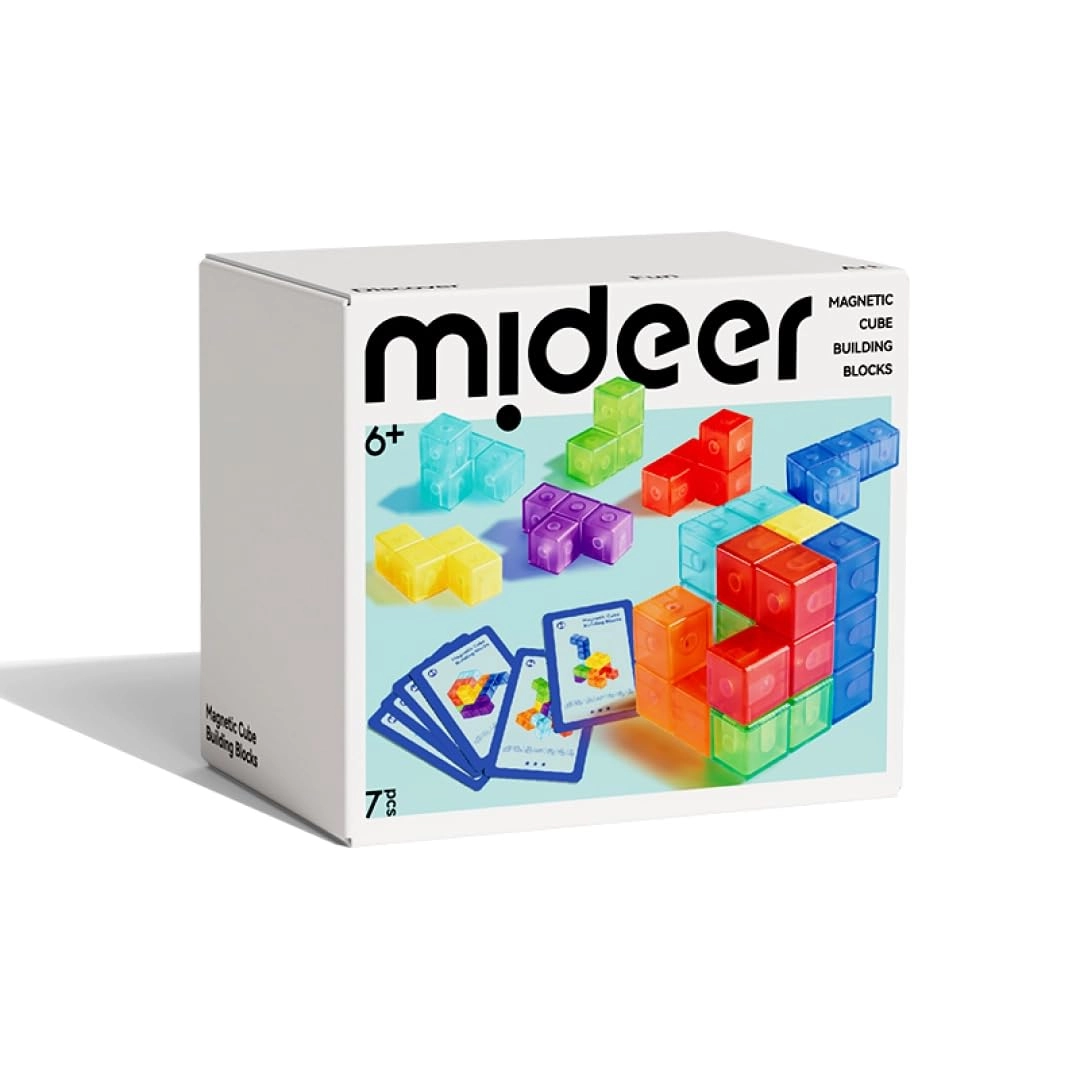 MIDEER Magnetic Building Blocks Cube - 7pcs