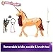 Cinder Unicorn Toy - Translucent Saddle Bridle Hair Styling Tool