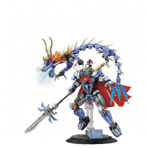 Mechanical Dragon Warrior - Movable Joints Display Stand