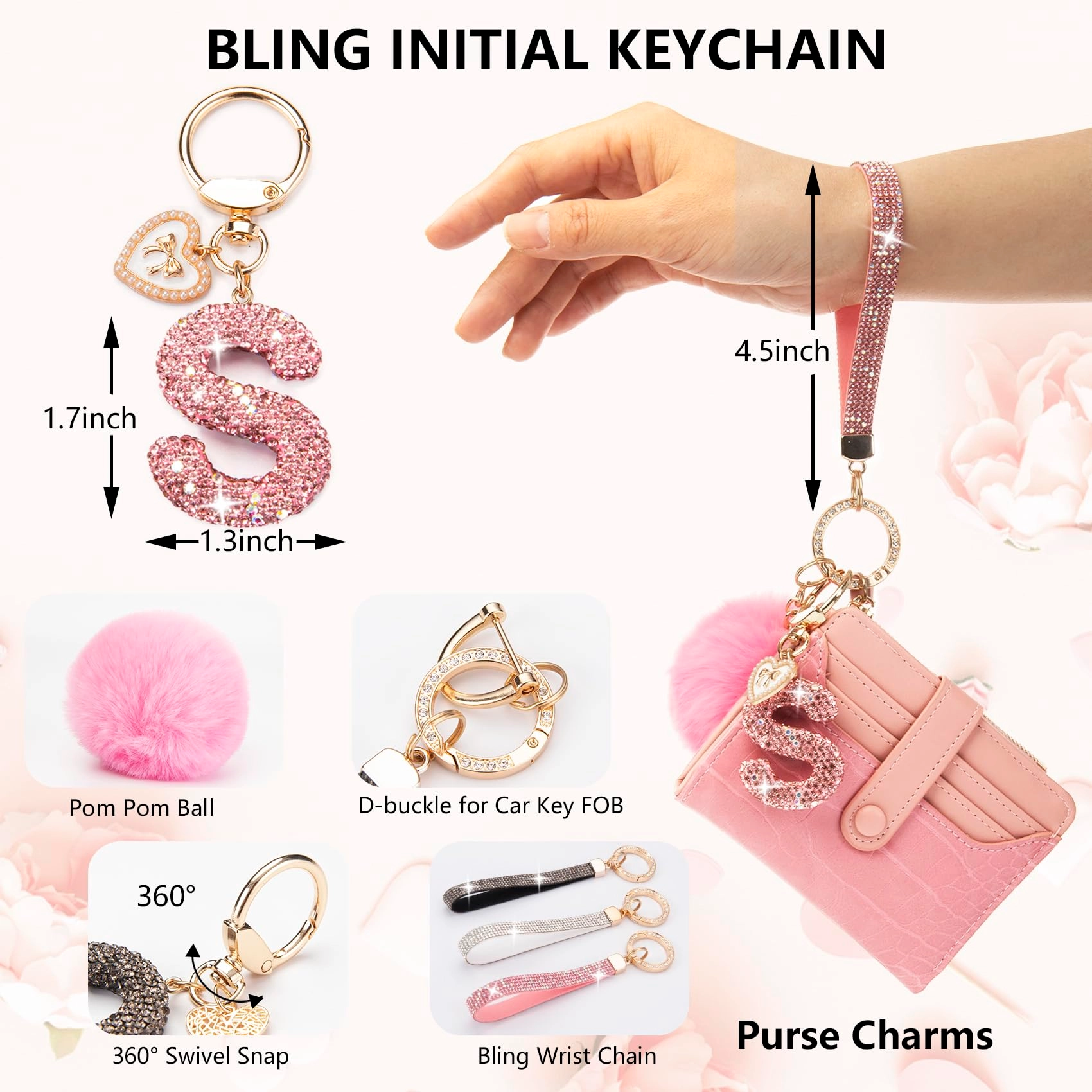 Initial Keychain - Letter