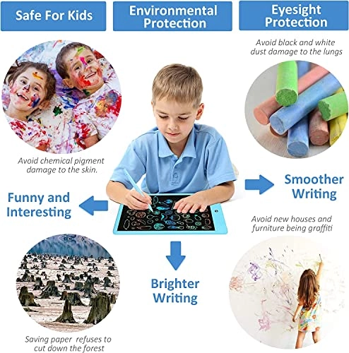 LCD Writing Tablet - 3-6 Years Old 2 pieces