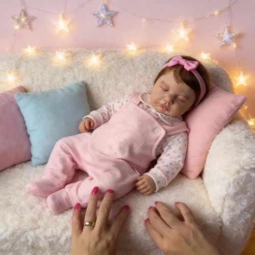 Loulou Reborn Baby Doll - 20 inch Full Body Vinyl Girl Ages 3+