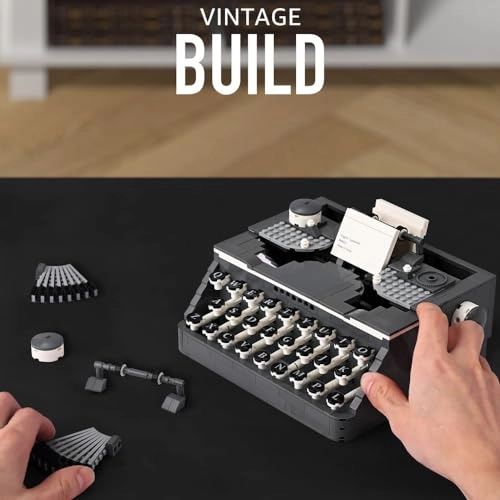 Retro Typewriter - Vintage Mini Bricks