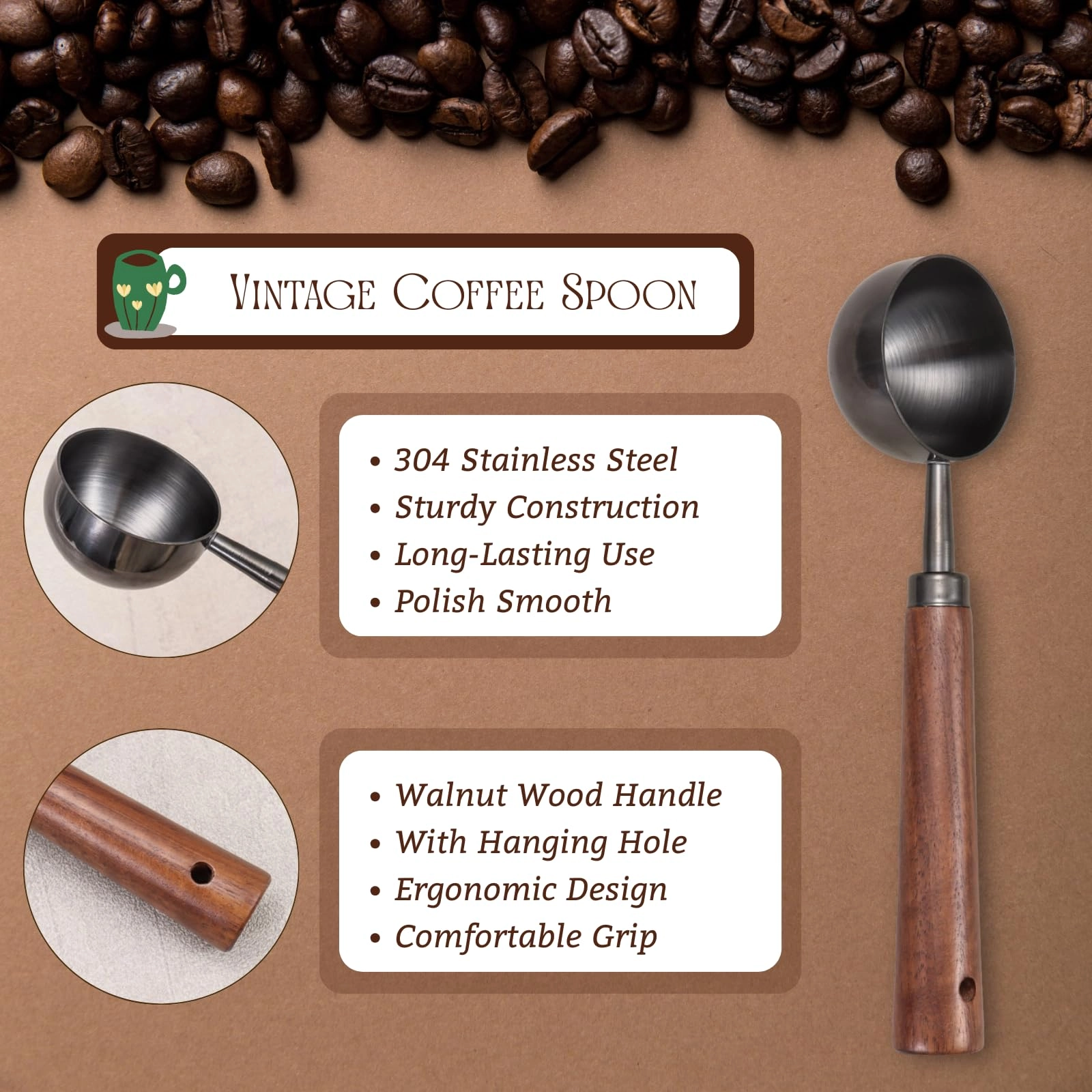 Dosing Cup + Coffee Spoon + Spray Bottle - 8 Milliliters + Gift Box
