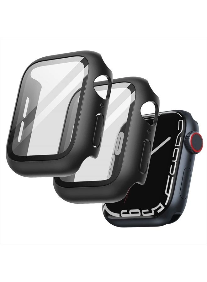 JETech 2 Pack Cover for Apple Watch Series 8 7 - 41mm