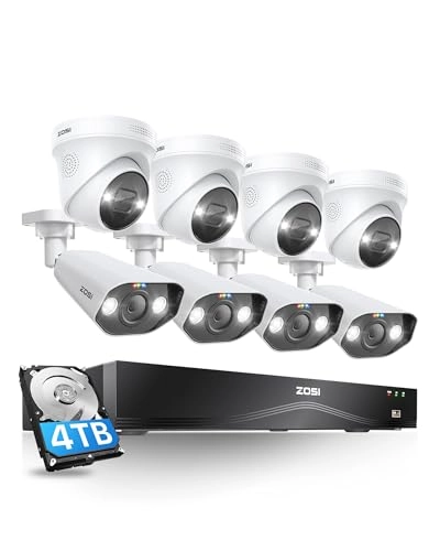 24CH NVR - 4TB HDD + 4K Outdoor IP Camera