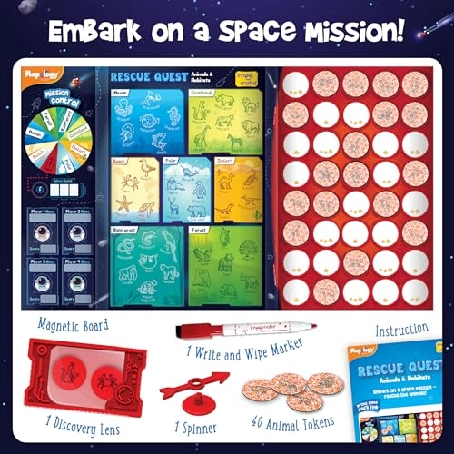 Rescue Quest Animals & Habitats - 5 years+ 40 pieces