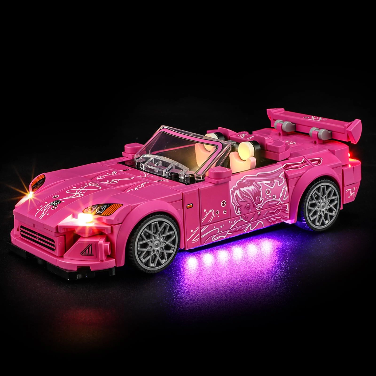 LIGHTAILING LED light kit for LEGO 2 Fast 2 Furious Honda S2000 77241 - Plastic 1