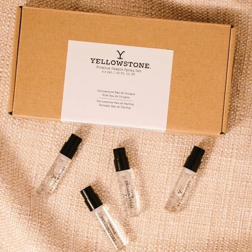 Yellowstone Original Cologne - 2 Ml Sample Set + Yellowstone Ride Cologne + Yellowstone Original Perfume + Yellowstone Tornado Perfume