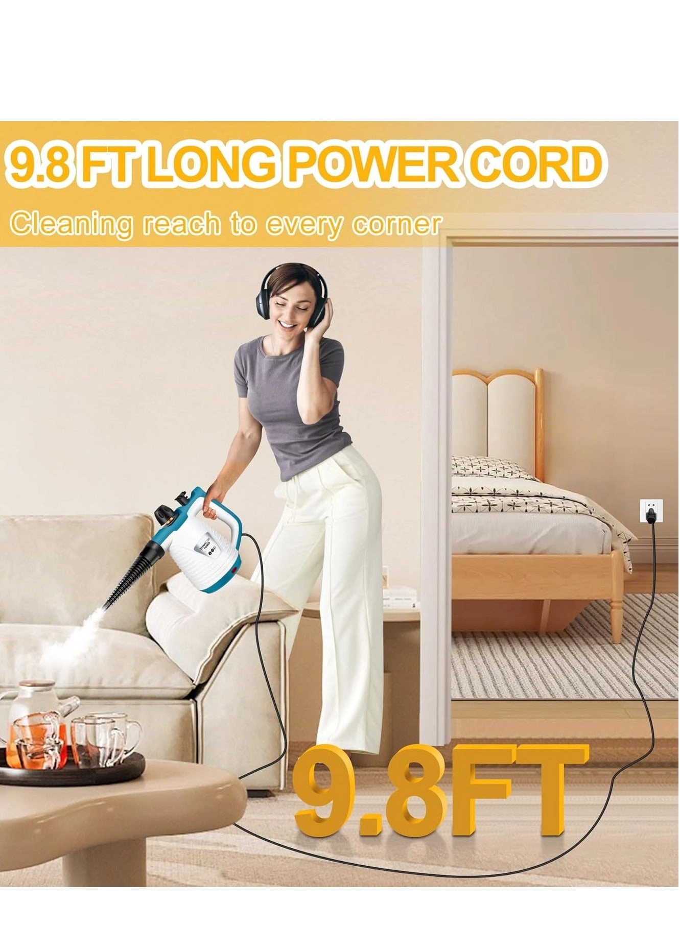 Handheld Steam Cleaner - 3.0bar 350ml