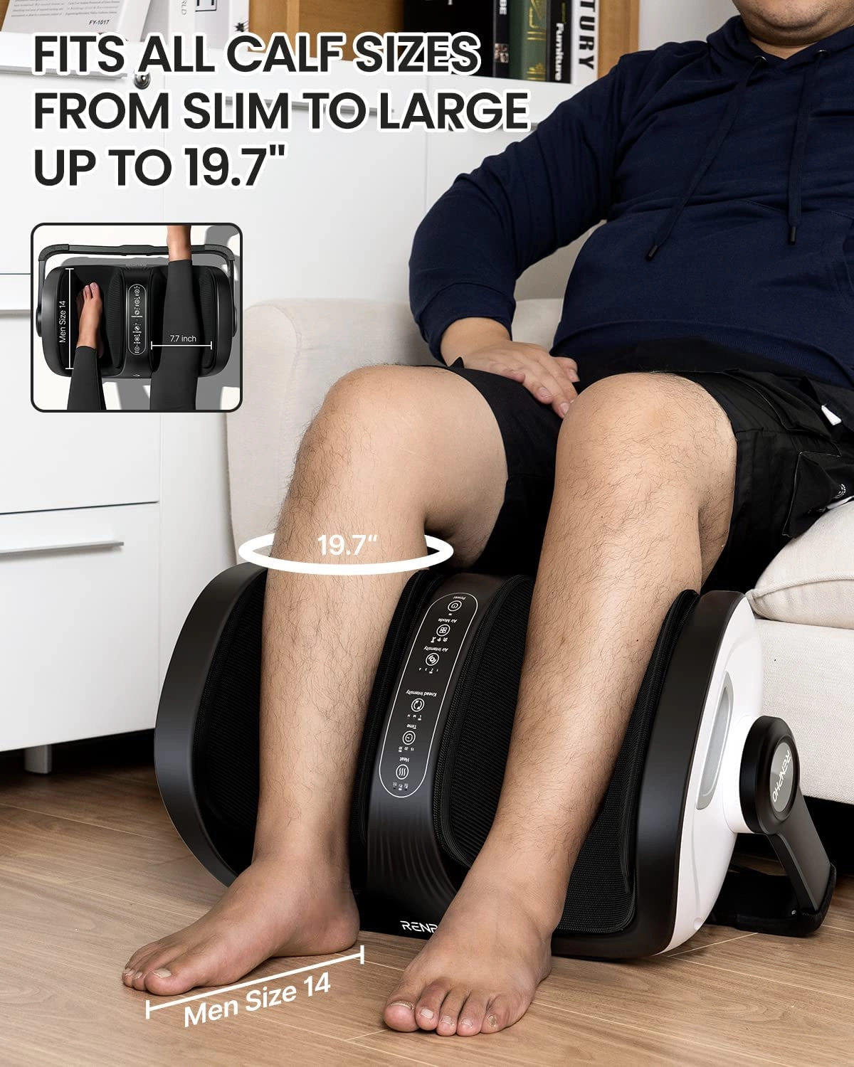 Foot Massager - Shiatsu Heat Remote