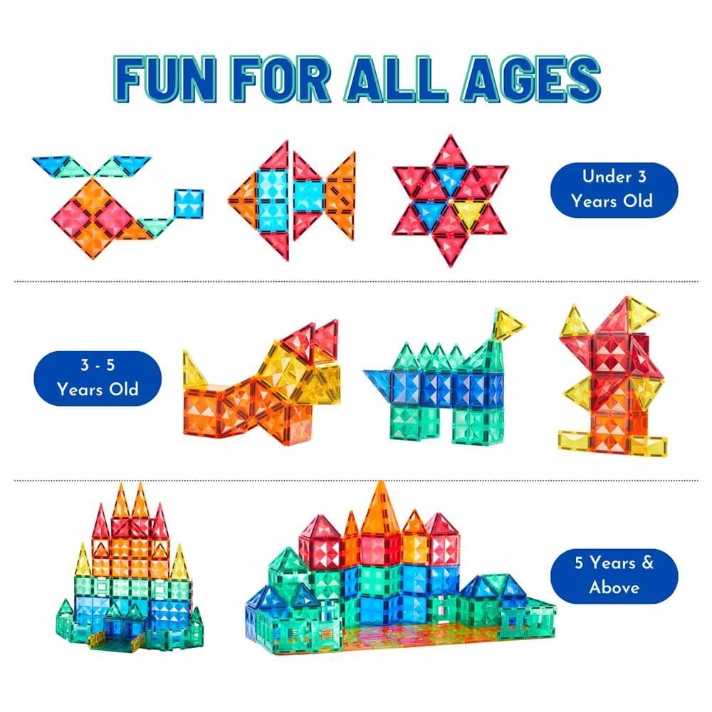 Magnetic Tiles CT1223 - 100 pcs