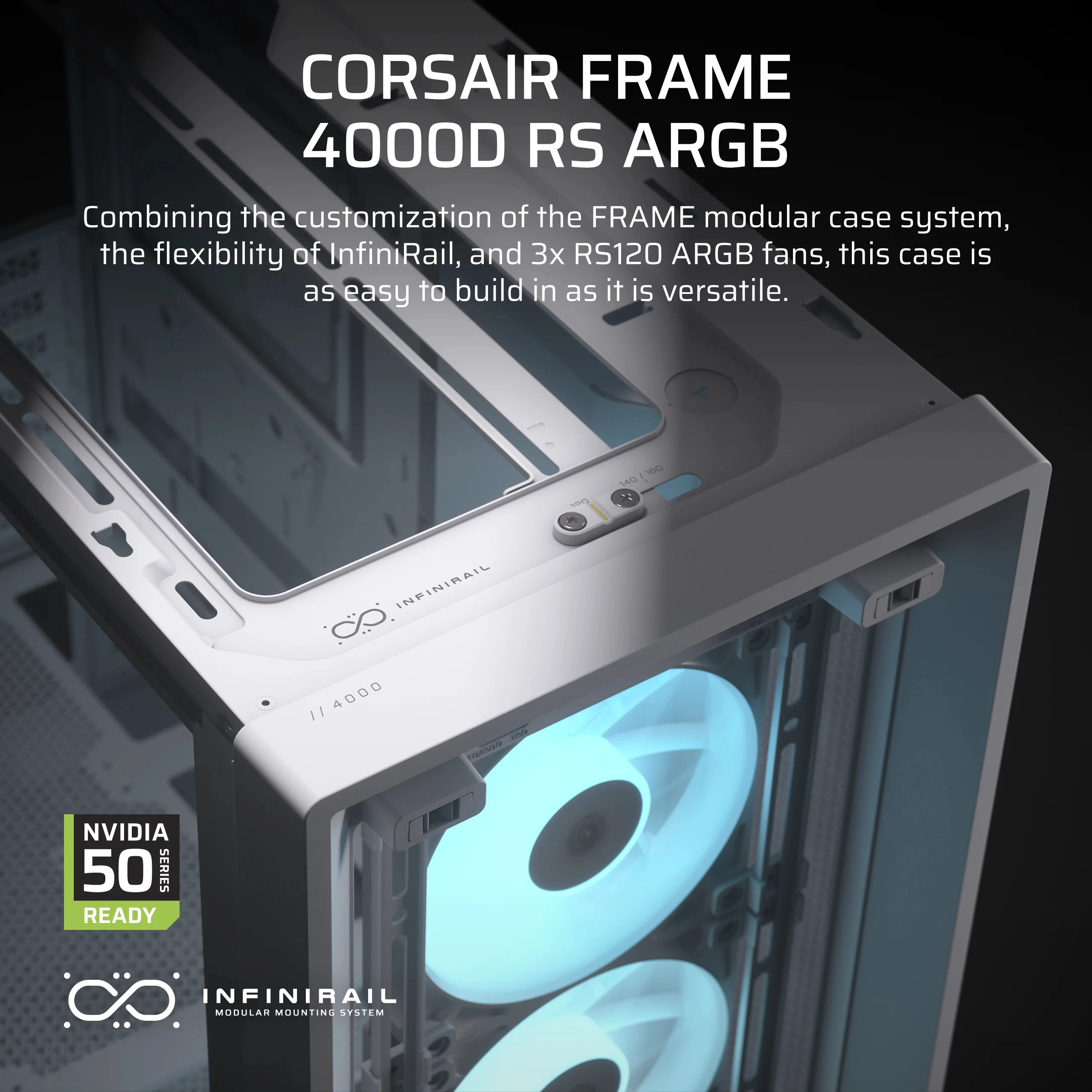4000D Airflow - Tempered Glass Mid-Tower White