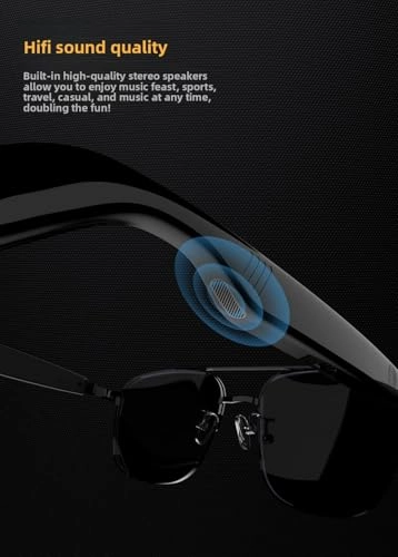 Smart Sunglasses - Bluetooth 5.4 Dual Stereo Sound