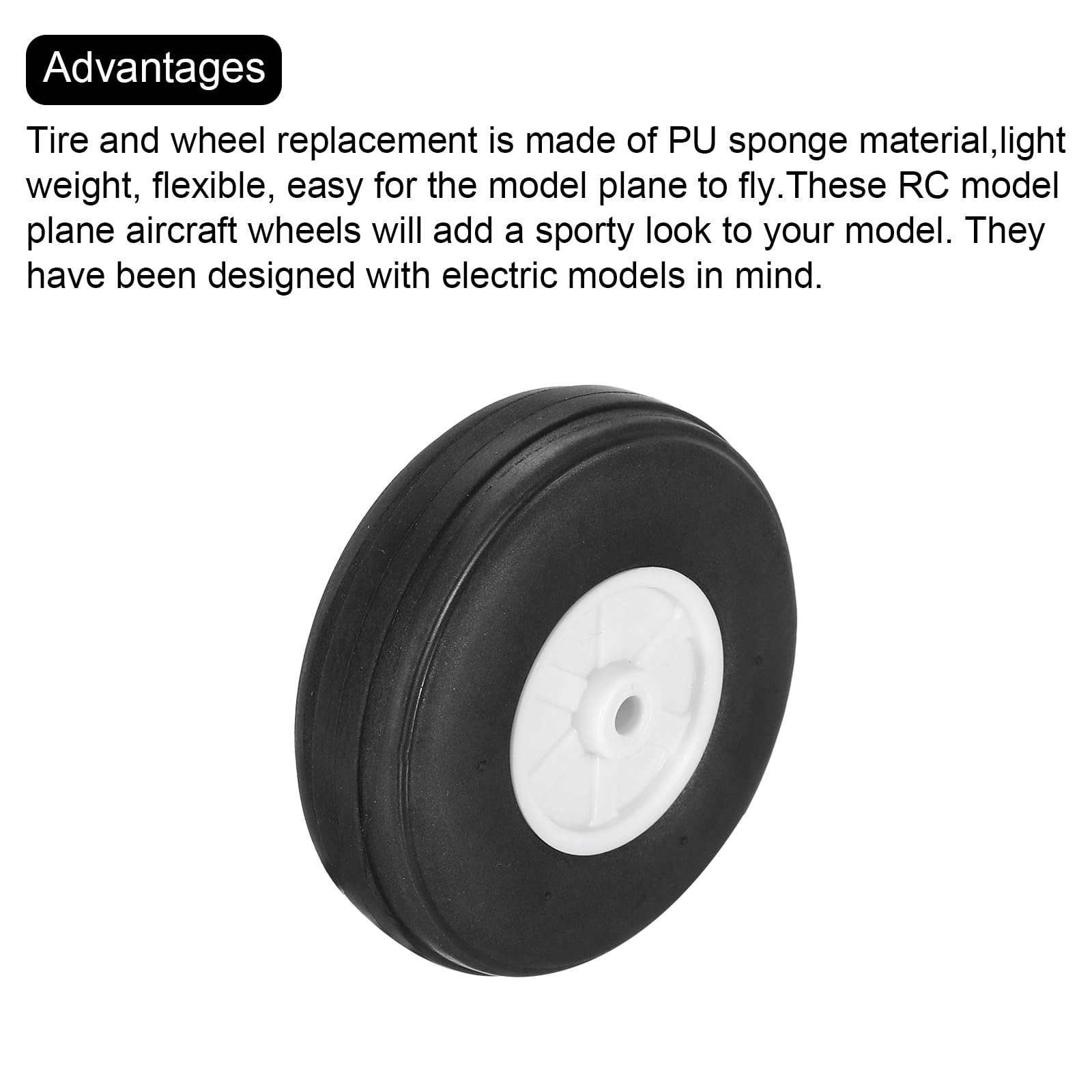 RC Airplane Wheels Set