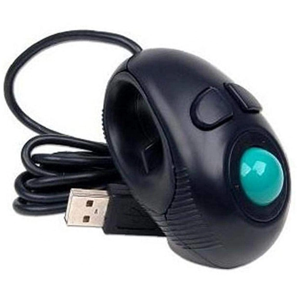 POKL Finger Ambidextrous Trackball Mouse - USB