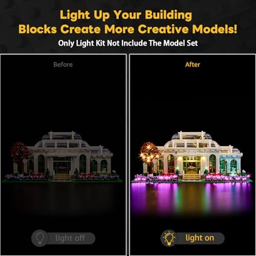 LED Light Kit for LEGO Botanical Garden Set 21353 - ABS Botanical