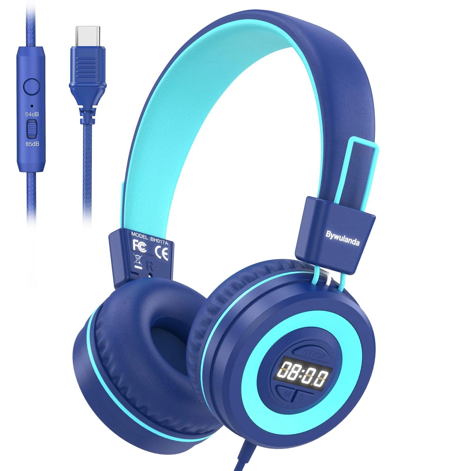 Bywulanda Type C Kid Headphone Wired Headphone