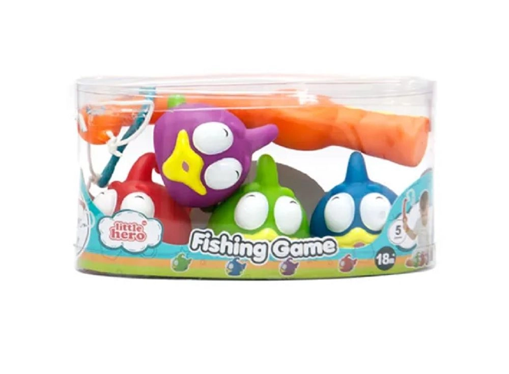 Fishing Game - 18 Months 4pcs fishes & 1 fishing rod