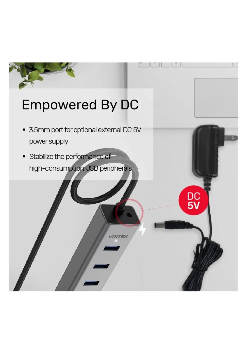 USB 3.0 Hub - 7 Ports Powered