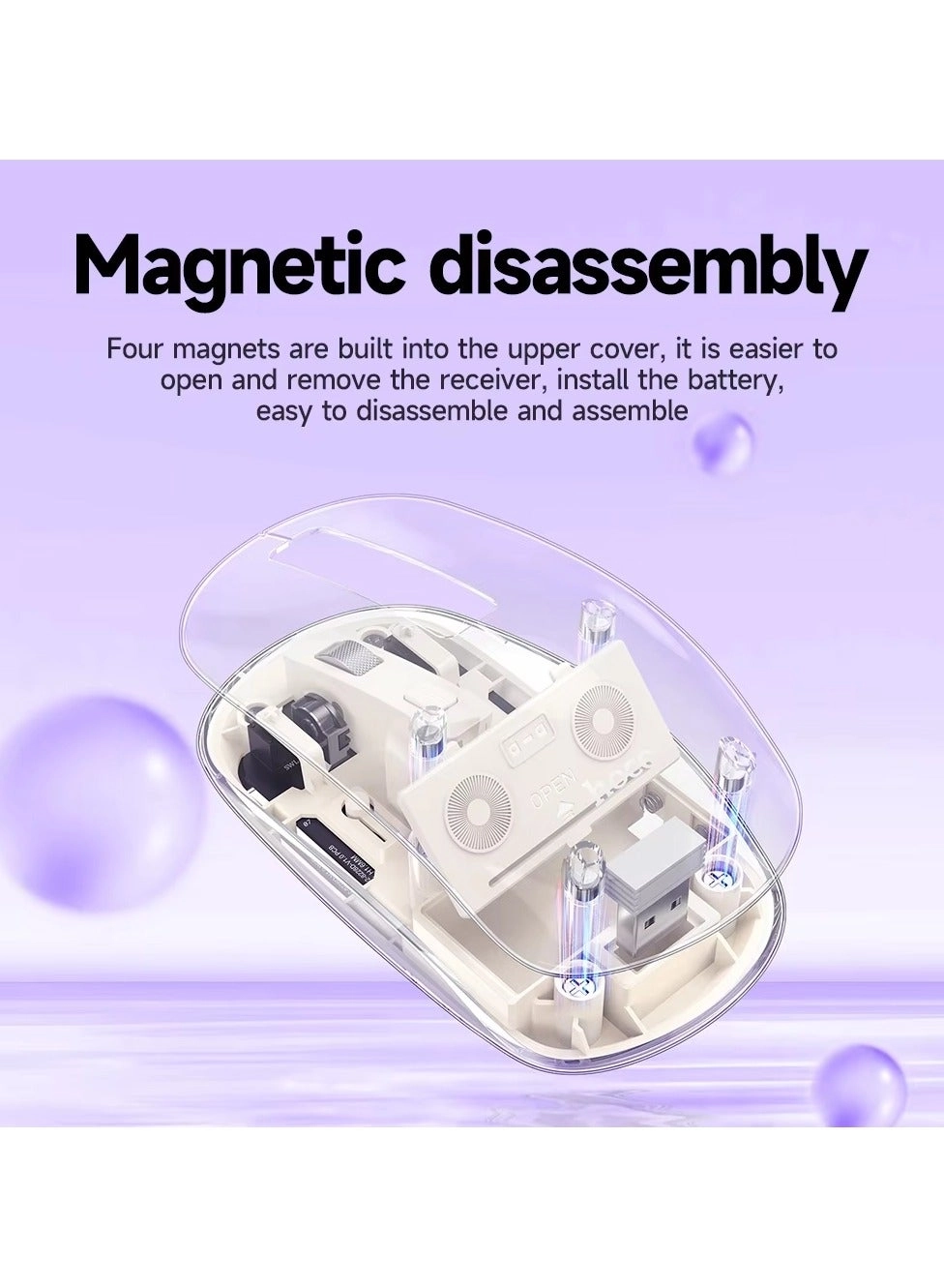 GM29 Mysterious Dual-Mode Silent Mouse - Wireless