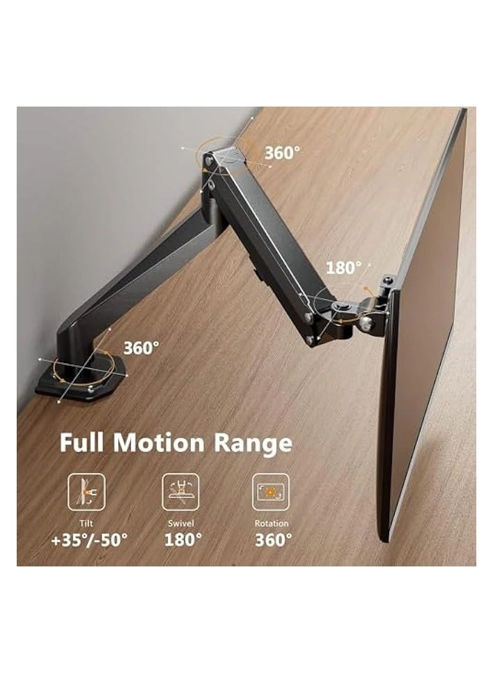 Single Monitor Arm - Single 13-32 Inch VESA 75x75/100x100mm
