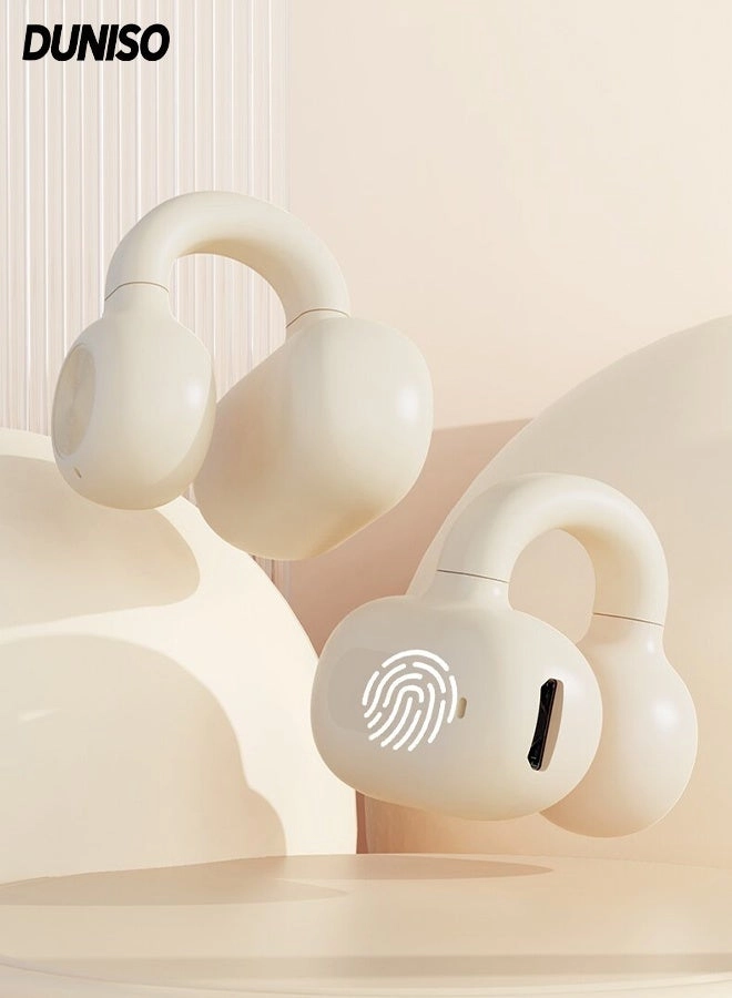 Clip On Bluetooth Earphones Wireless Earbud