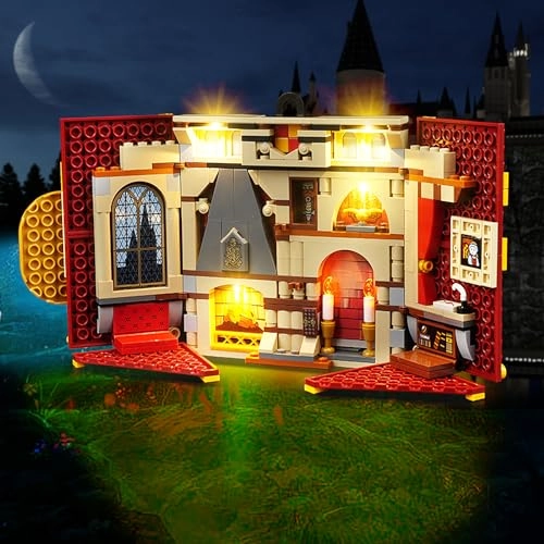 Lego Harry Potter Gryffindor House Banner Set (76409) - LED Lighting Kit