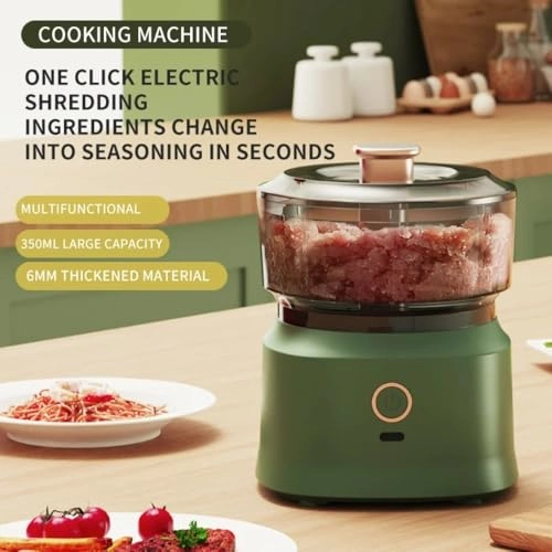 Electric Garlic Chopper - 350 Milliliters Battery Powered