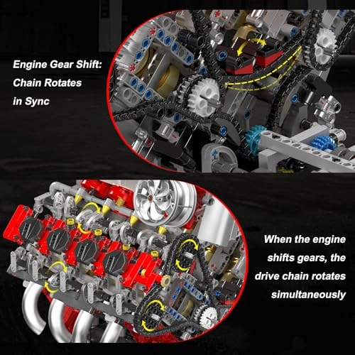 V8 Engine - 2718 pcs for ages 14+