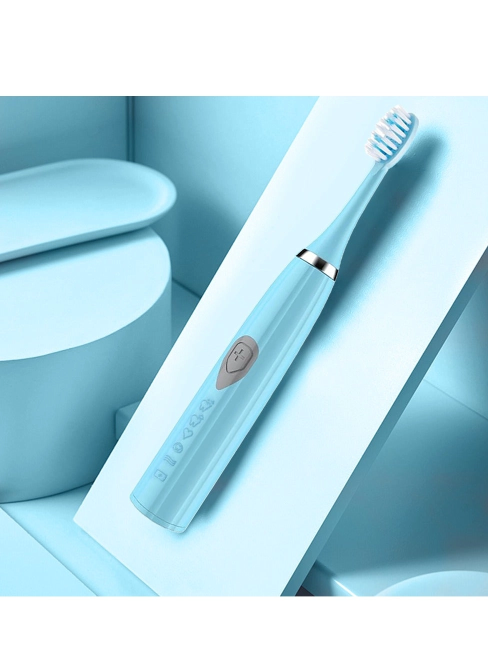 Electric Toothbrush - 3 Brushheads Blue