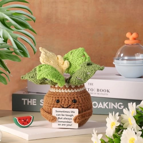 Crochet Monstera - 15 x 7.5 cm