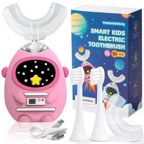 Kids U Shaped Electric Toothbrush - 3 Musical Modes Type-C Charging