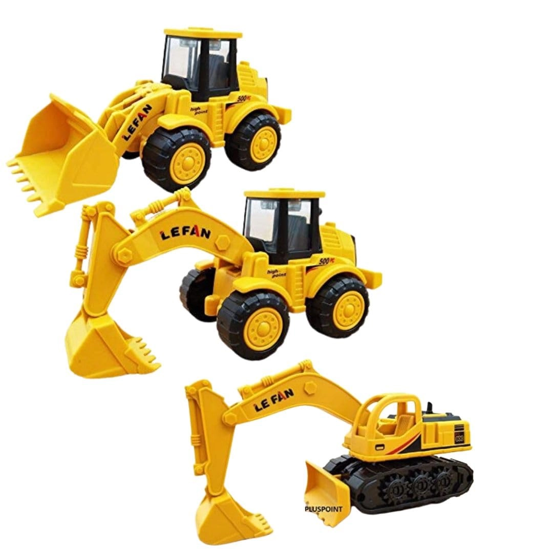 PLUSPOINT Excavator + Bulldozer + Digger - Industrial